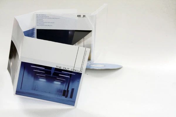 The Out_Circuit CD packaging, open, blue-toned interior photo